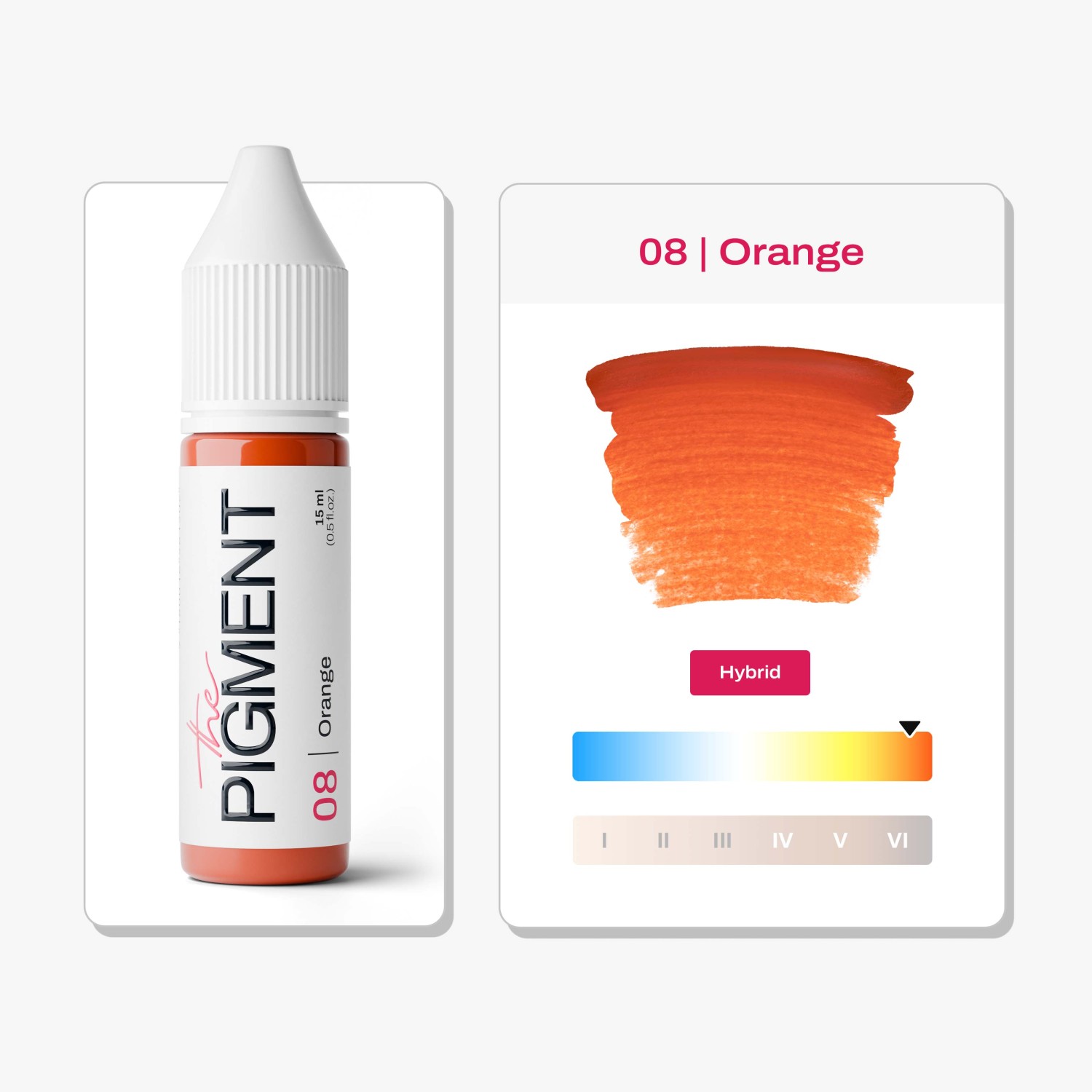 THE PIGMENT წარბის პიგმენტი  Orange 15 მლ.